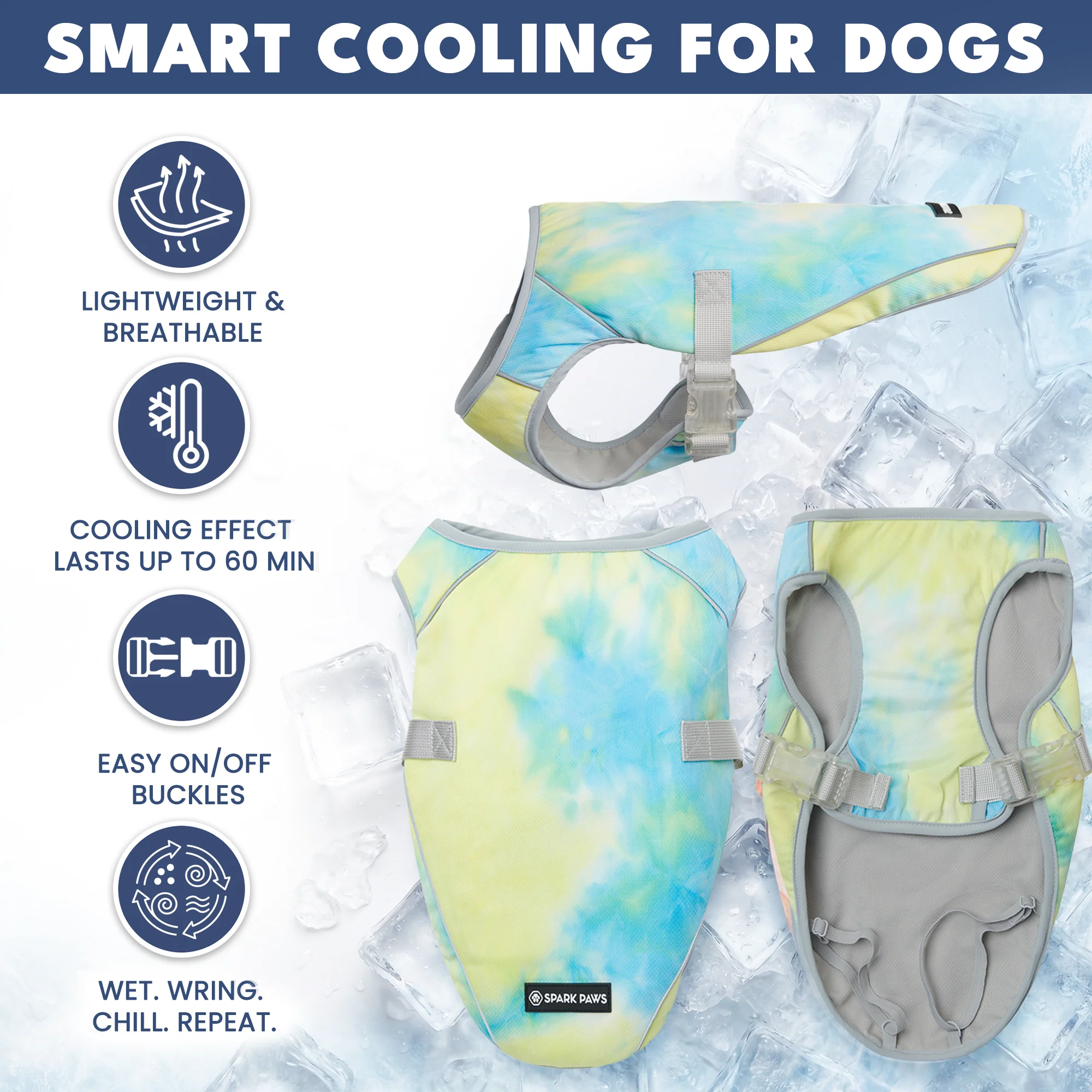 Dog Cooling Vest - Tropical Storm - Image 7